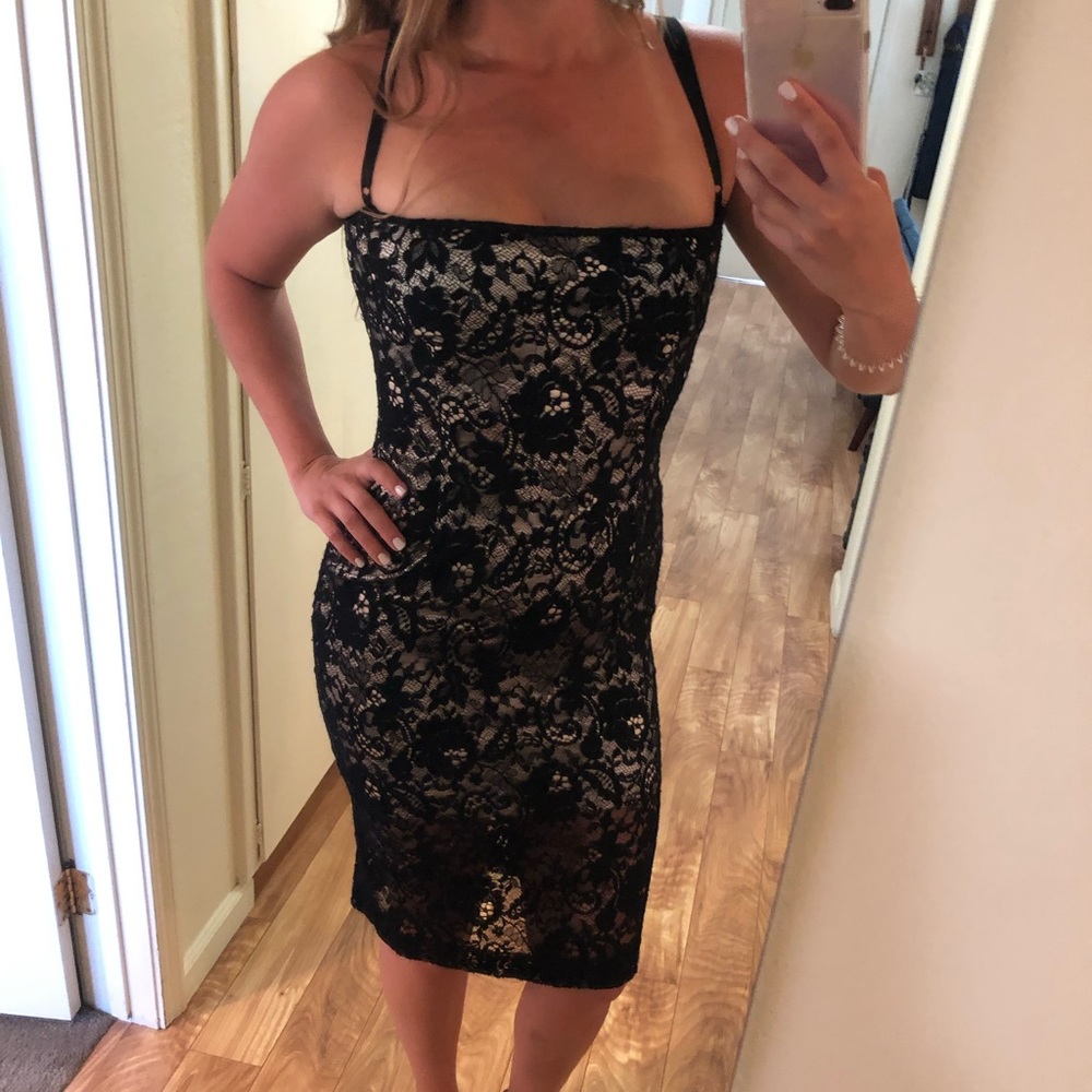 DOLCE & GABBANA Italian Lace Little Black Dress